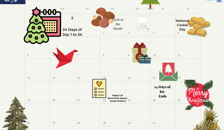 December Calendar – Herb of the Month Club