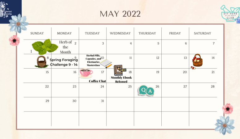 May 2022 – DIY Herbal Fellowship Calendar