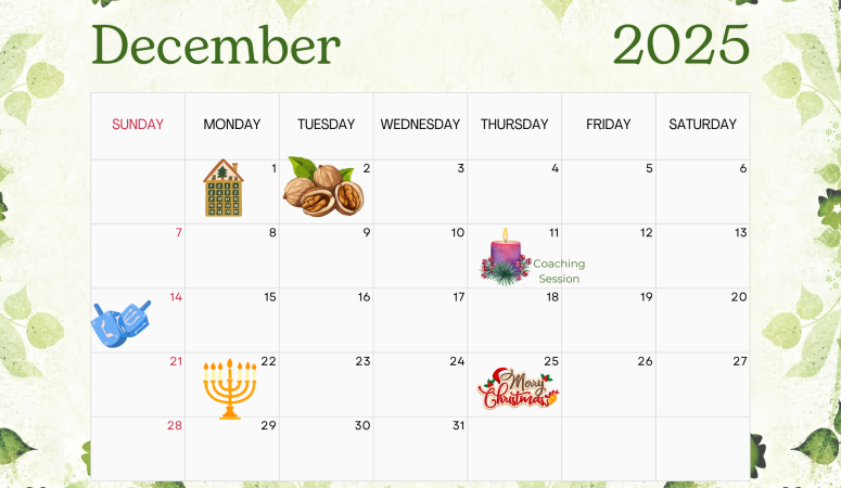 DIY Herbal Fellowship December Calendar